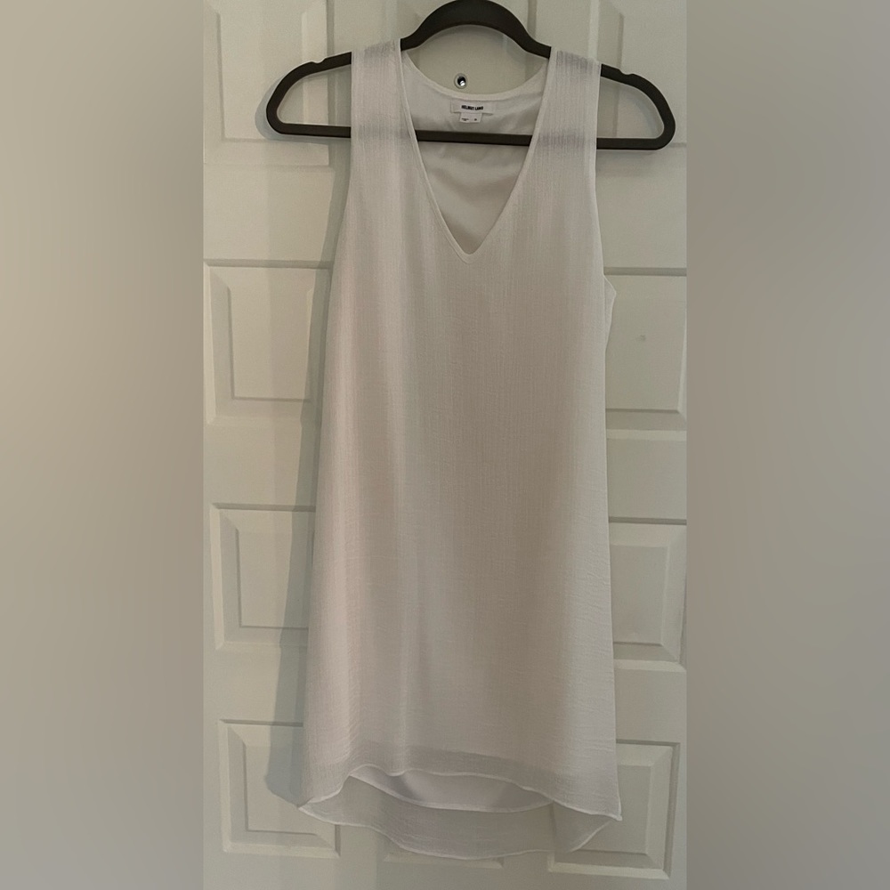 Helmut Lang White Dress‎